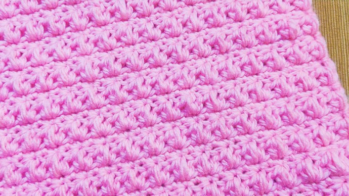 Simple and Easy Mixed Cluster Crochet Blanket